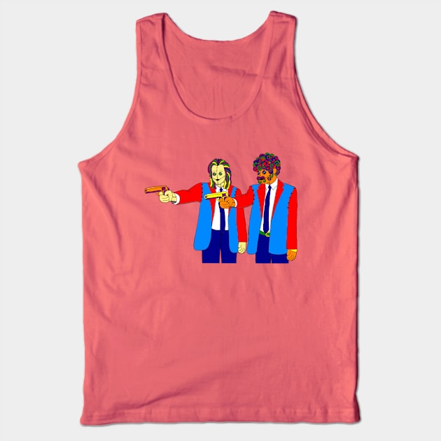 Ragdoll Ezekiel 25:17 Pulp Fiction Tank Top by Sashibala